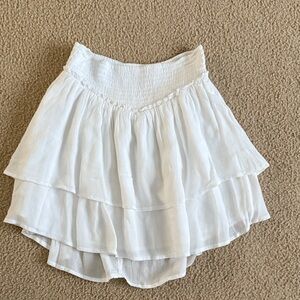 Hollister White Skirt